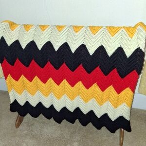 Chevron Blanket Throw Handmade